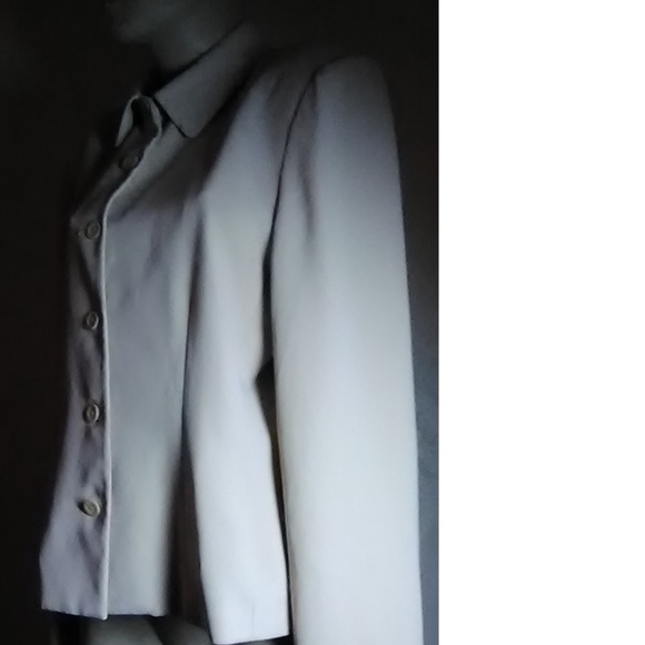 Jones New York Beige Blazer Size 14 - Picture 4 of 7